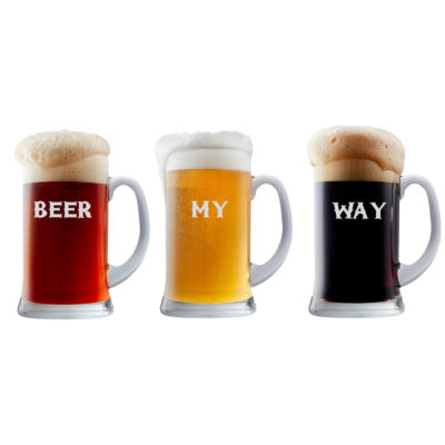 Personalized Beer Mug 16oz
