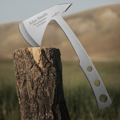 Personalized 9.5" Stainless Steel Throwing Axe