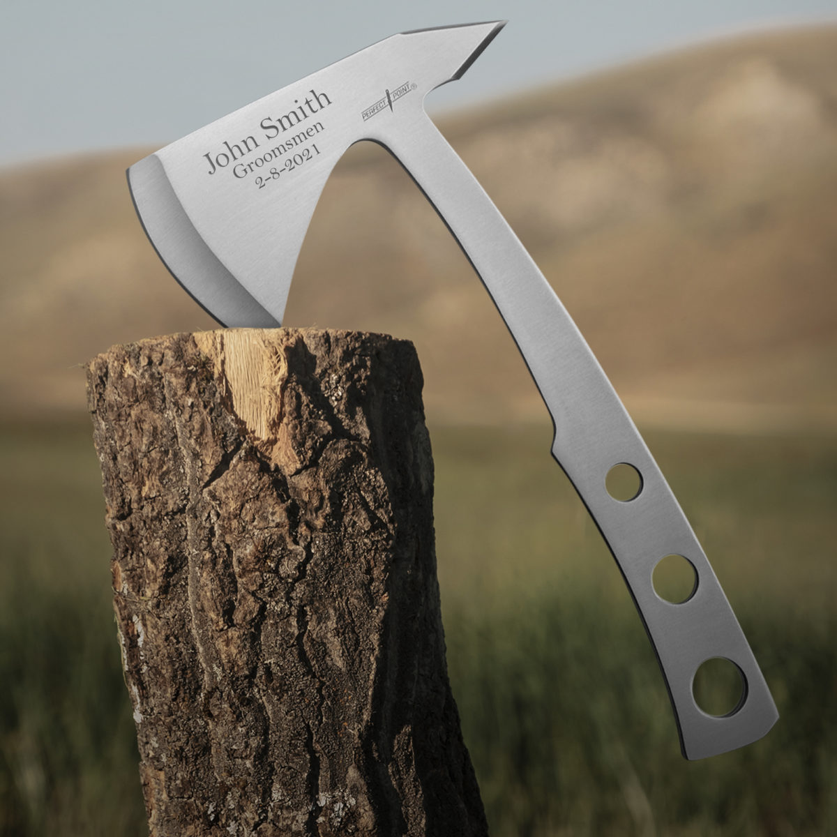 Personalized 9.5" Stainless Steel Throwing Axe