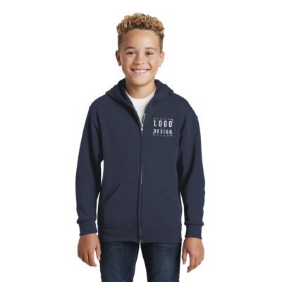 JERZEES - Youth NuBlend Full-Zip Hooded Sweatshirt
