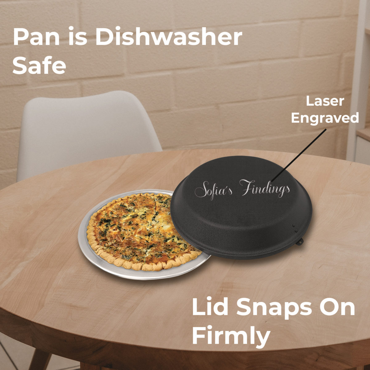 Personalized Aluminum Pie Pan - Image 2