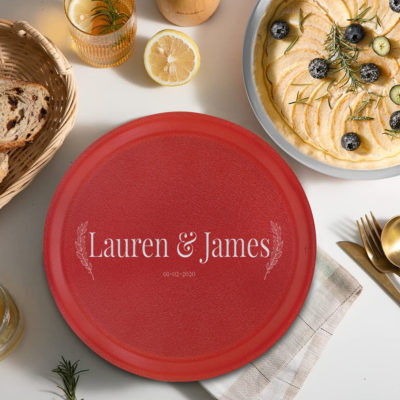 Personalized Laurel Aluminum Pie Pan