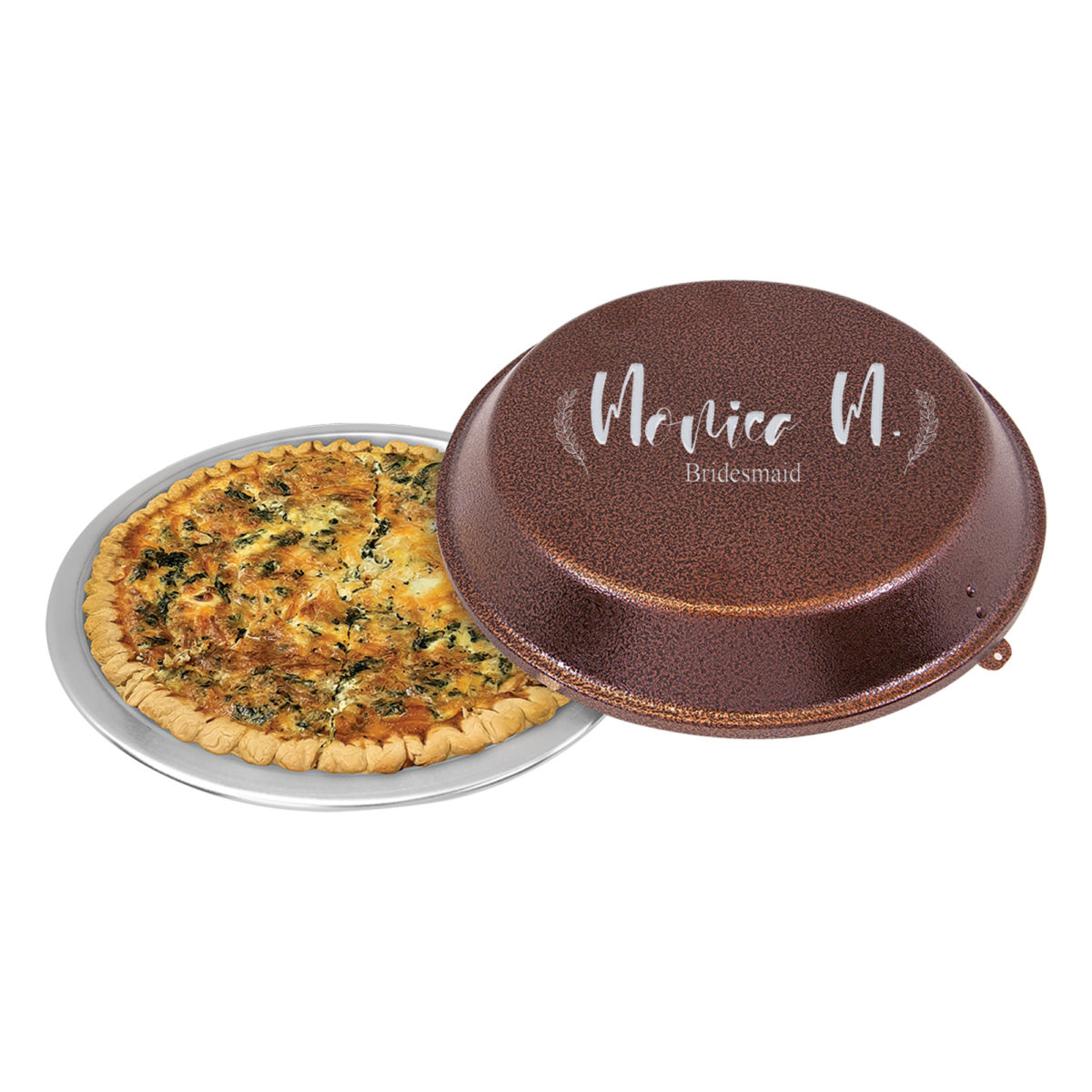 Personalized Laurel Aluminum Pie Pan - Image 8