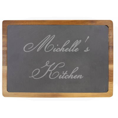 Personalized Wood Slate Cutting Board