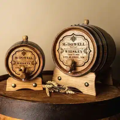 Personalized McDowell American White Oak Aging Barrel