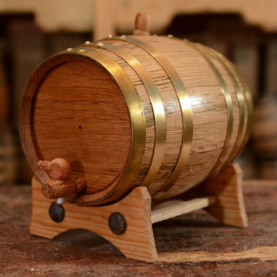 American Oak Aging Barrel Brass Hoops