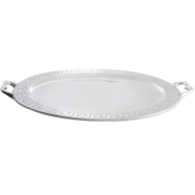Aztec Oval Large Tray