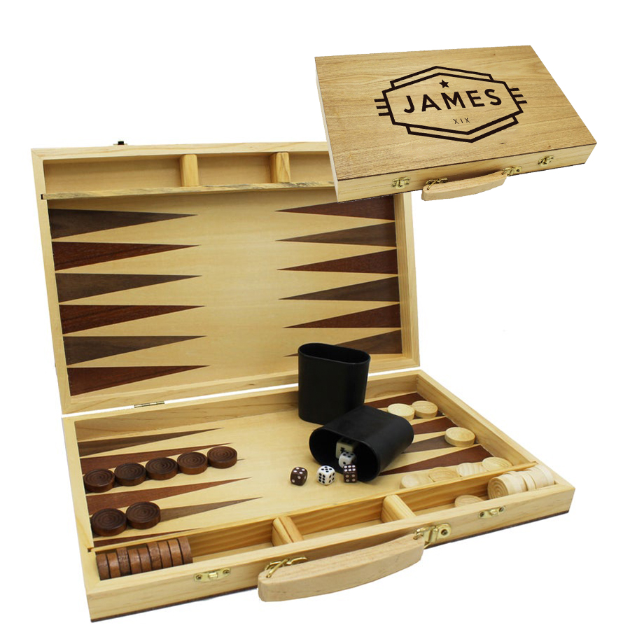Personalized Cadet Backgammon Game