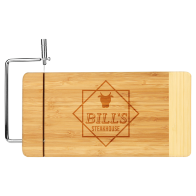 Personalized Cheese Board with Slicer - Steakhouse