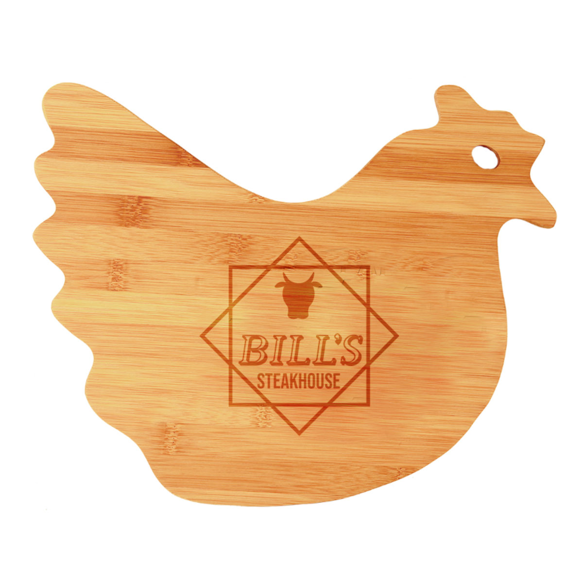 Animal Shape Personalized Steakhouse Bamboo Cutting Board - Image 4