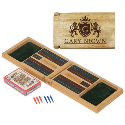 Personalized Cribbage Game Gift Set - Royal