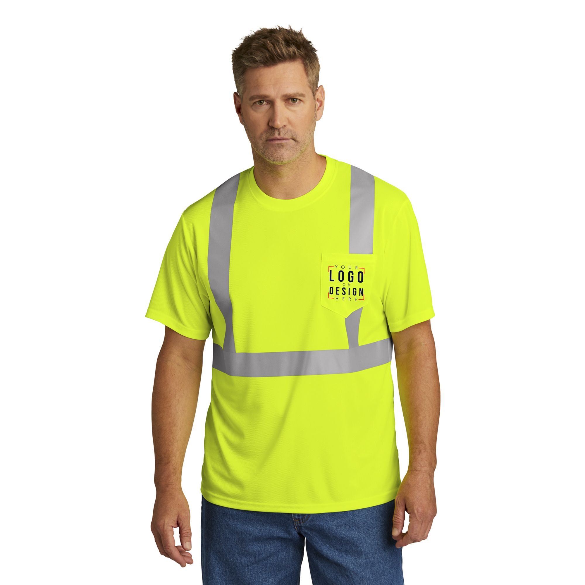 CornerStone ANSI 107 Class 2 Mesh Tee CornerStone ANSI 107 Class 2 Mesh Tee