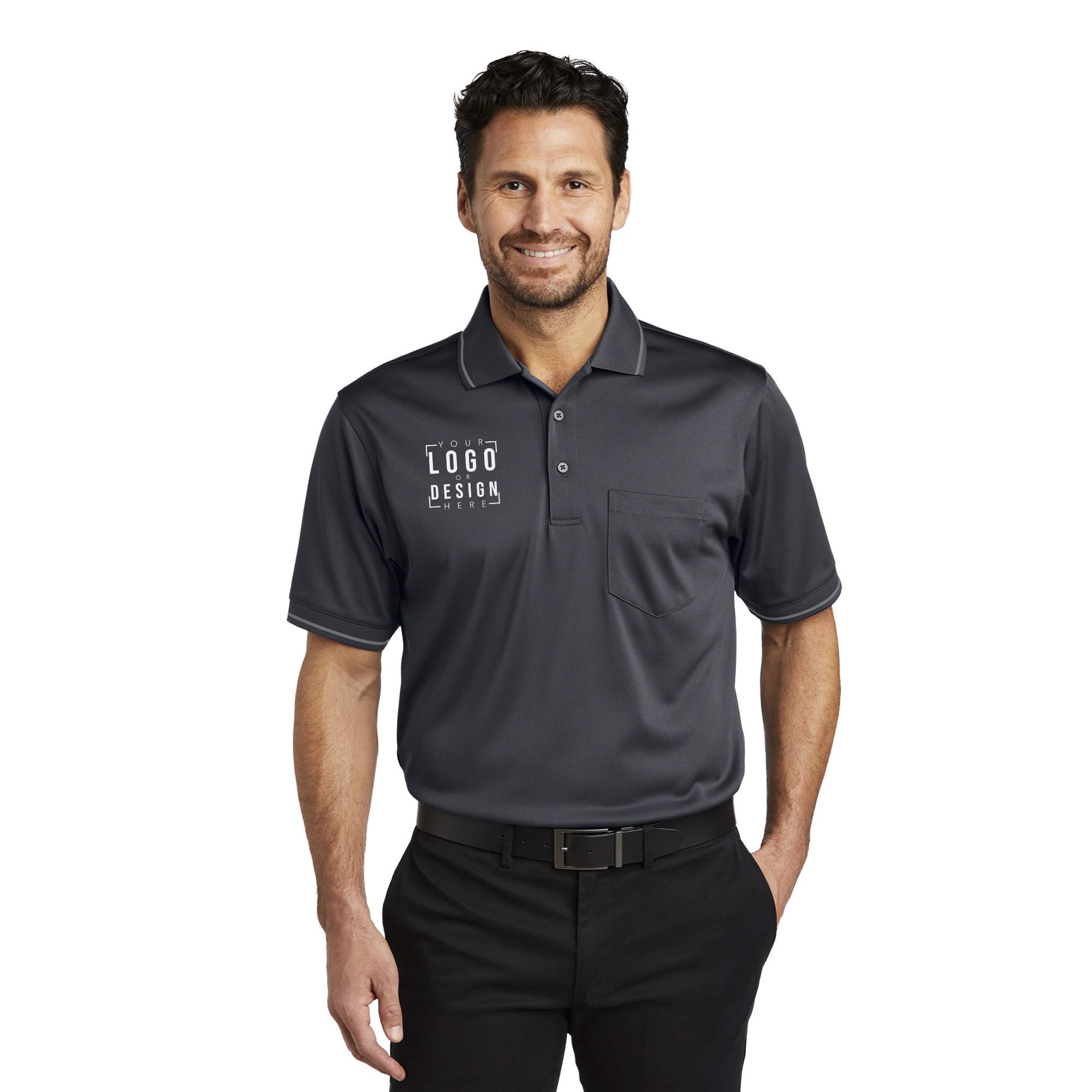CornerStone Select Snag-Proof Tipped Pocket Polo CornerStone Select Snag-Proof Tipped Pocket Polo