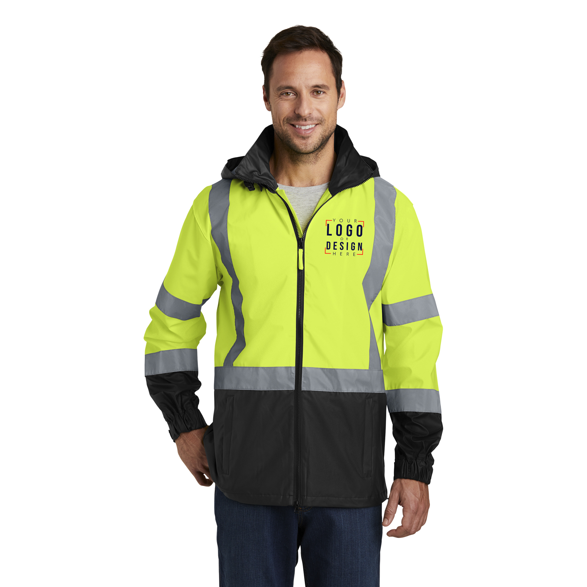 CornerStone - ANSI 107 Class 3 Safety Windbreaker