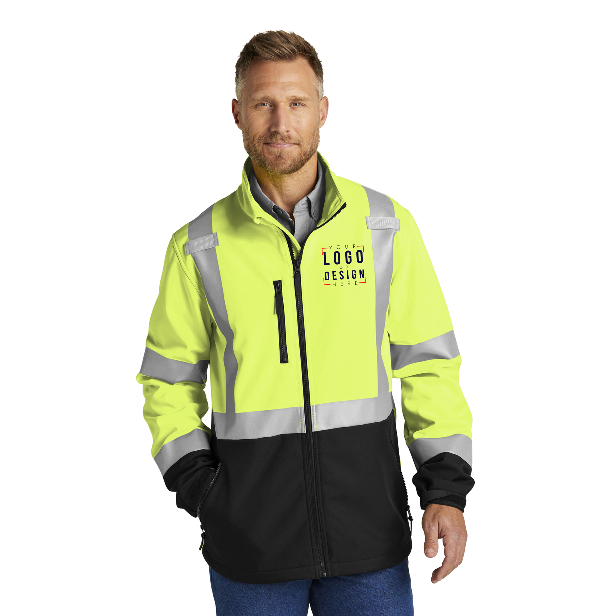 CornerStone ANSI 107 Class 3 Soft Shell Jacket CornerStone ANSI 107 Class 3 Soft Shell Jacket
