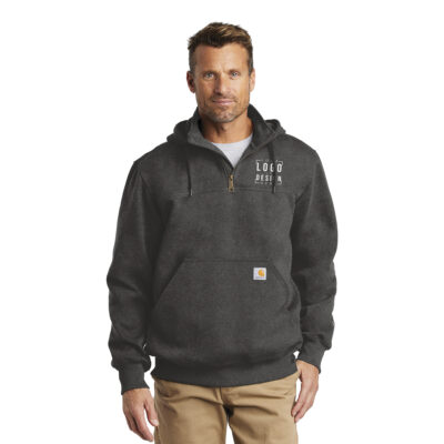 Carhartt Rain Defender Paxton Heavyweight Hooded Zip Mock Sweatshirt