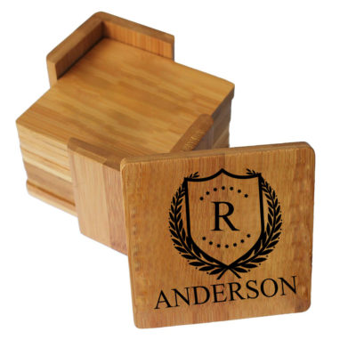 ShieldStar Personalized Coaster Set