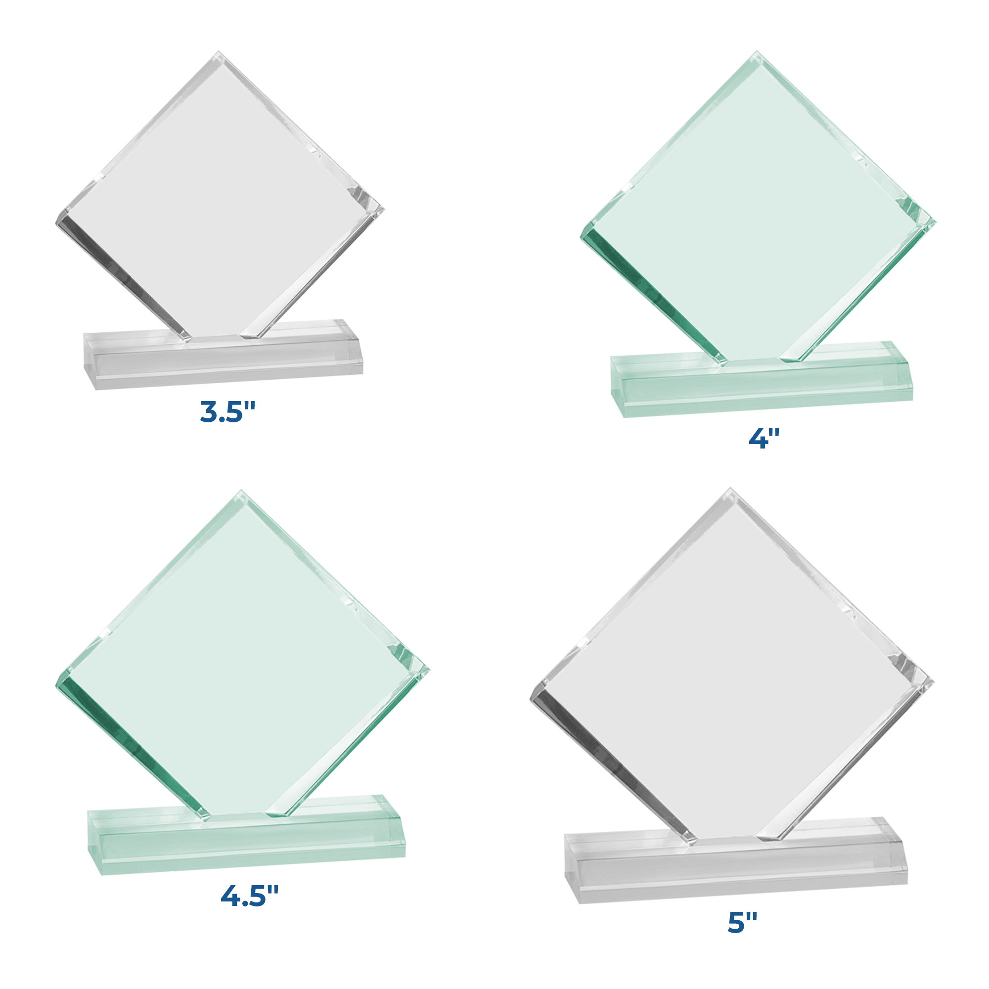 Personalized Diamond Jewel Beveled Acrylic Award - Image 2