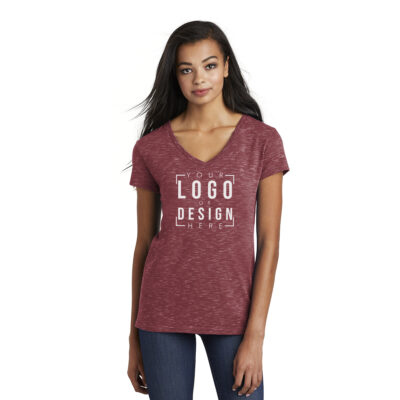 District Women's Medal V-Neck Tee