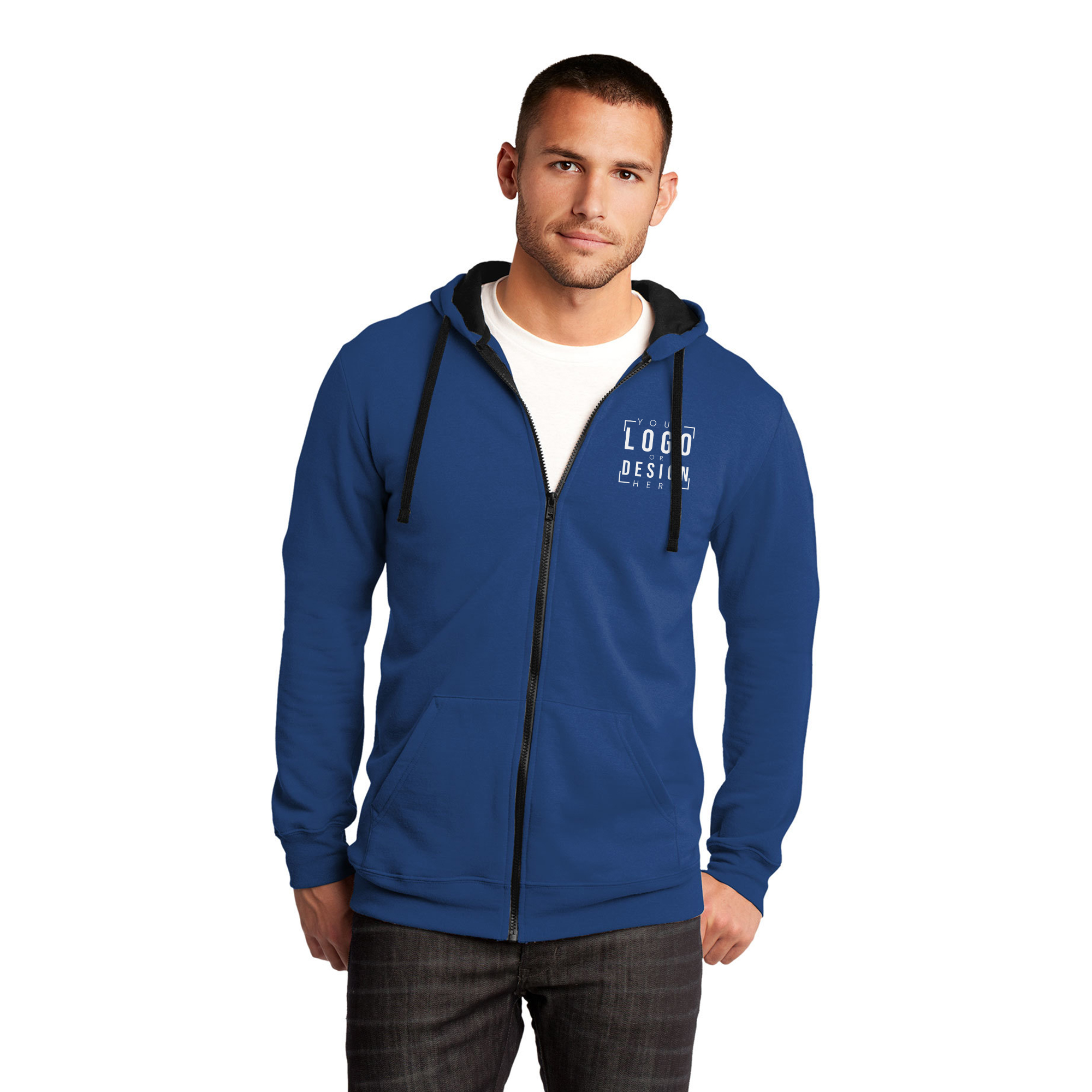District The Concert Fleece Full-Zip Hoodie