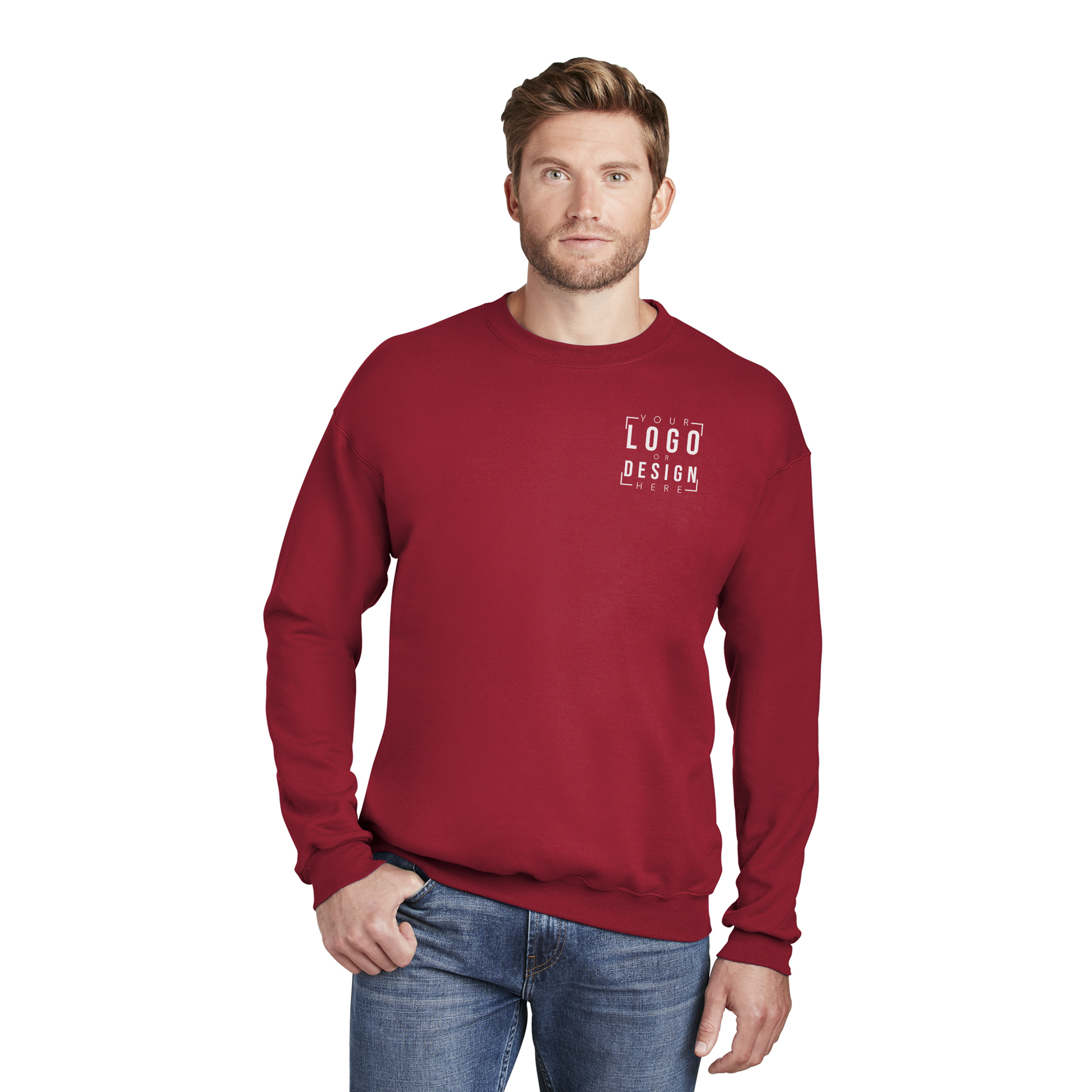 Hanes Ultimate Cotton - Crewneck Sweatshirt Hanes Ultimate Cotton - Crewneck Sweatshirt
