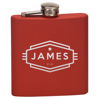 Personalized Stainless Steel Flask - Cadet
