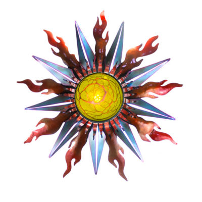 Artisan Crafted Painted Steel Sun | Star