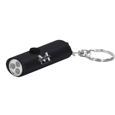 Custom Royal Monogram 3-LED Keychain Flashlight