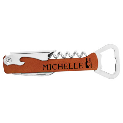Personalized Two-Bottle Corkscrew Wine Bottle Opener
