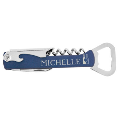 Personalized Two-Bottle Corkscrew Wine Bottle Opener