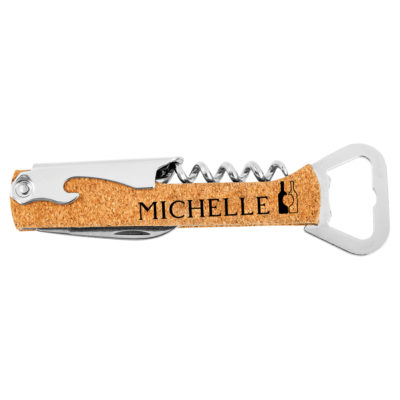 Personalized Two-Bottle Corkscrew Wine Bottle Opener