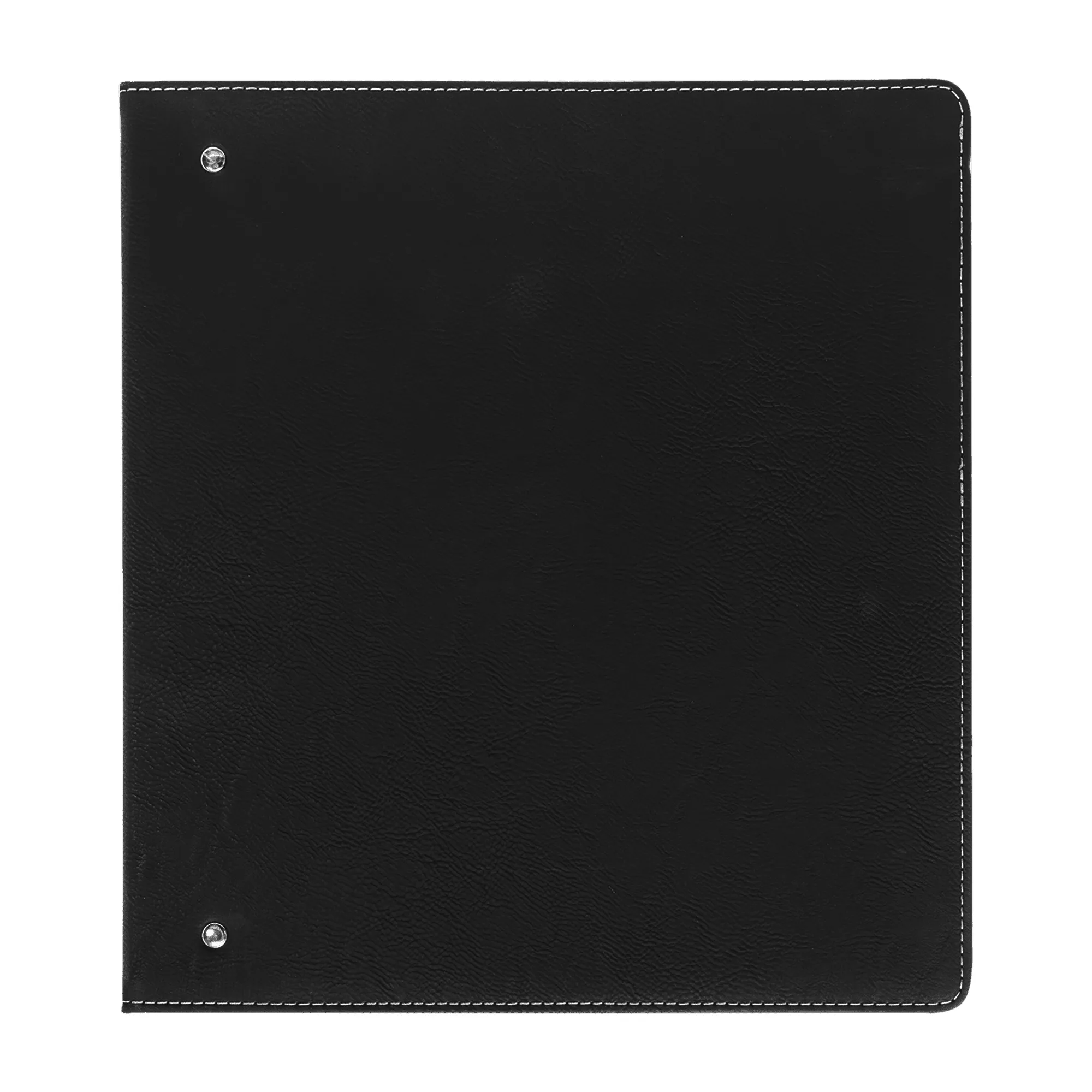 Personalized Laurel Leatherette Binder - Image 3