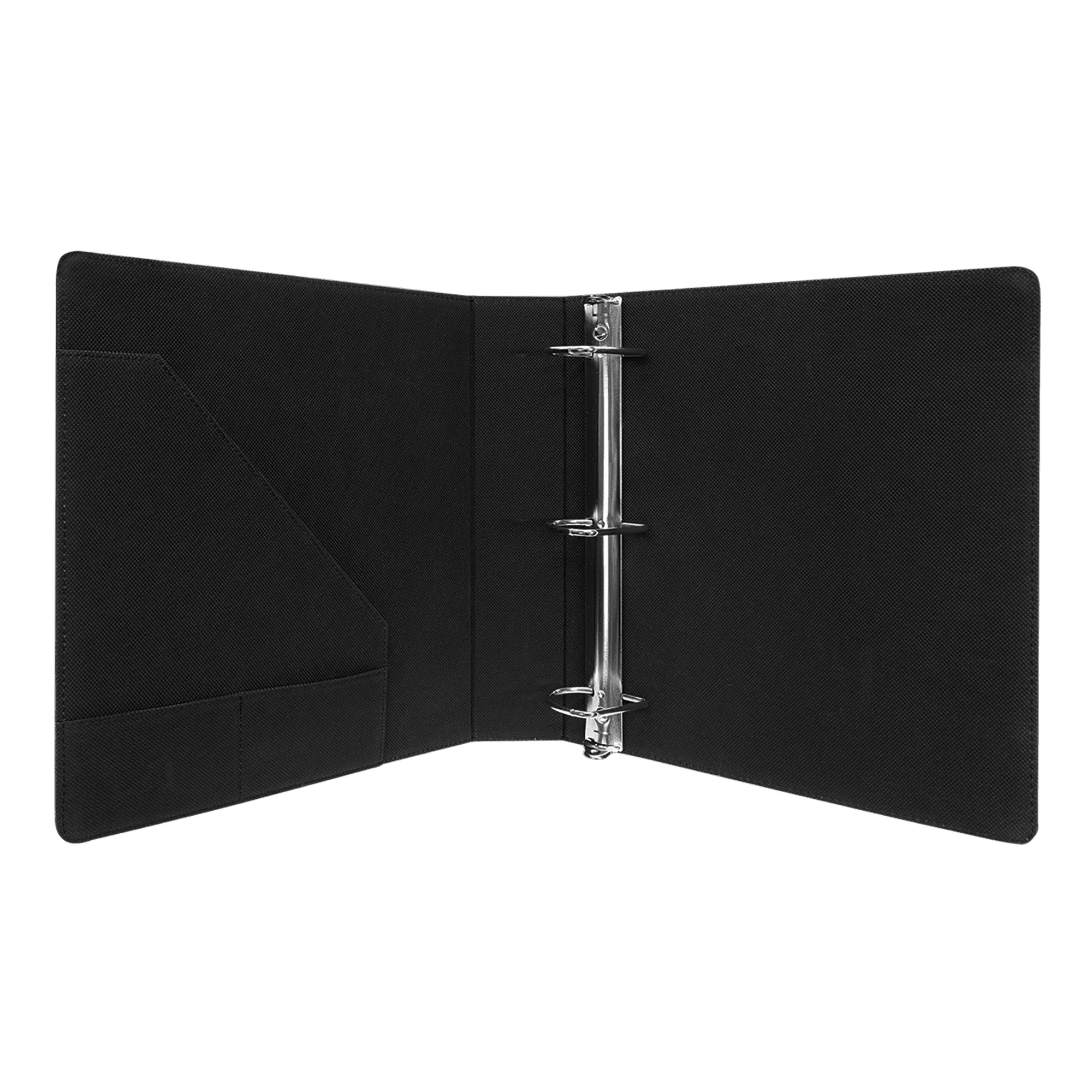 Personalized Laurel Leatherette Binder - Image 2