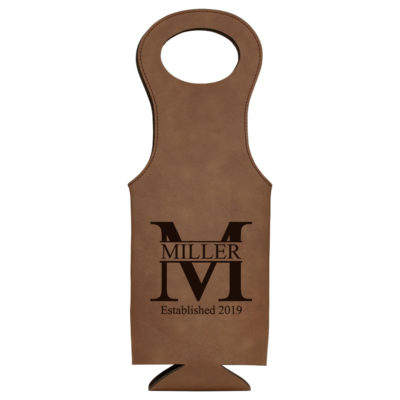 Personalized Wine Bottle Bag