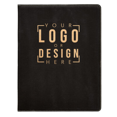 Personalized Leatherette Business Portfolio with Notepad