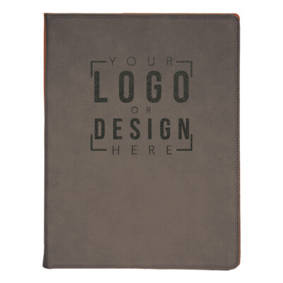 Personalized Leatherette Business Portfolio with Notepad