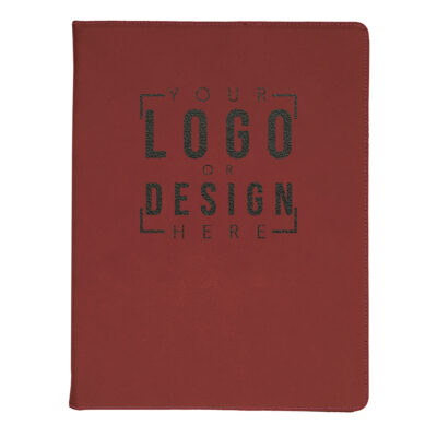 Personalized Leatherette Business Portfolio with Notepad