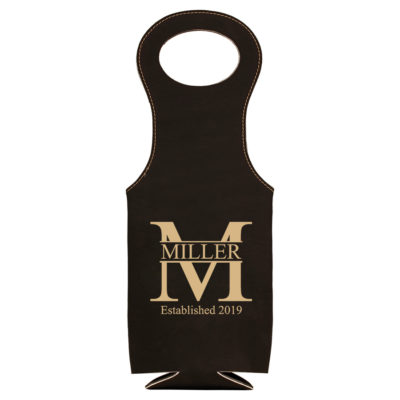Personalized Wine Bottle Bag