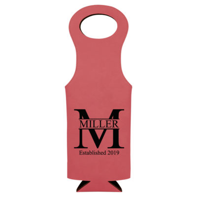 Personalized Wine Bottle Bag
