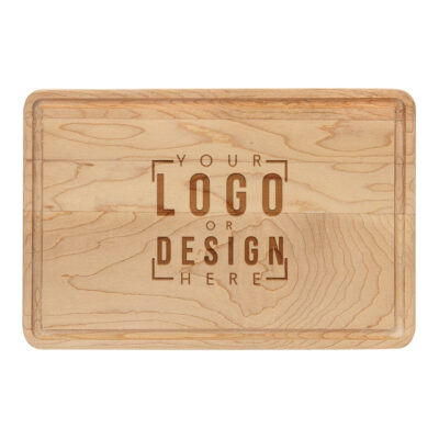 Custom Maple Cutting Board with Drip Ring