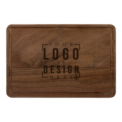 Custom Walnut Cutting Board with Drip Ring