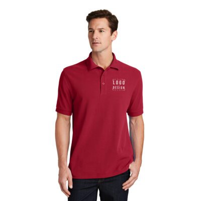 Port & Company Ring Spun Pique Polo