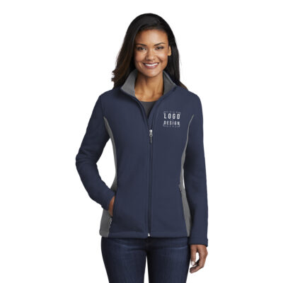 Port Authority Ladies Colorblock Value Fleece Jacket
