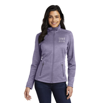 Port Authority Ladies Digi Stripe Fleece Jacket