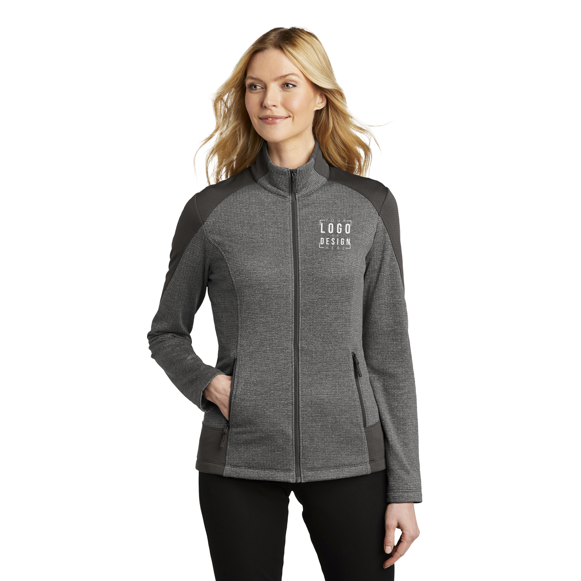 Port Authority Ladies Grid Fleece Jacket