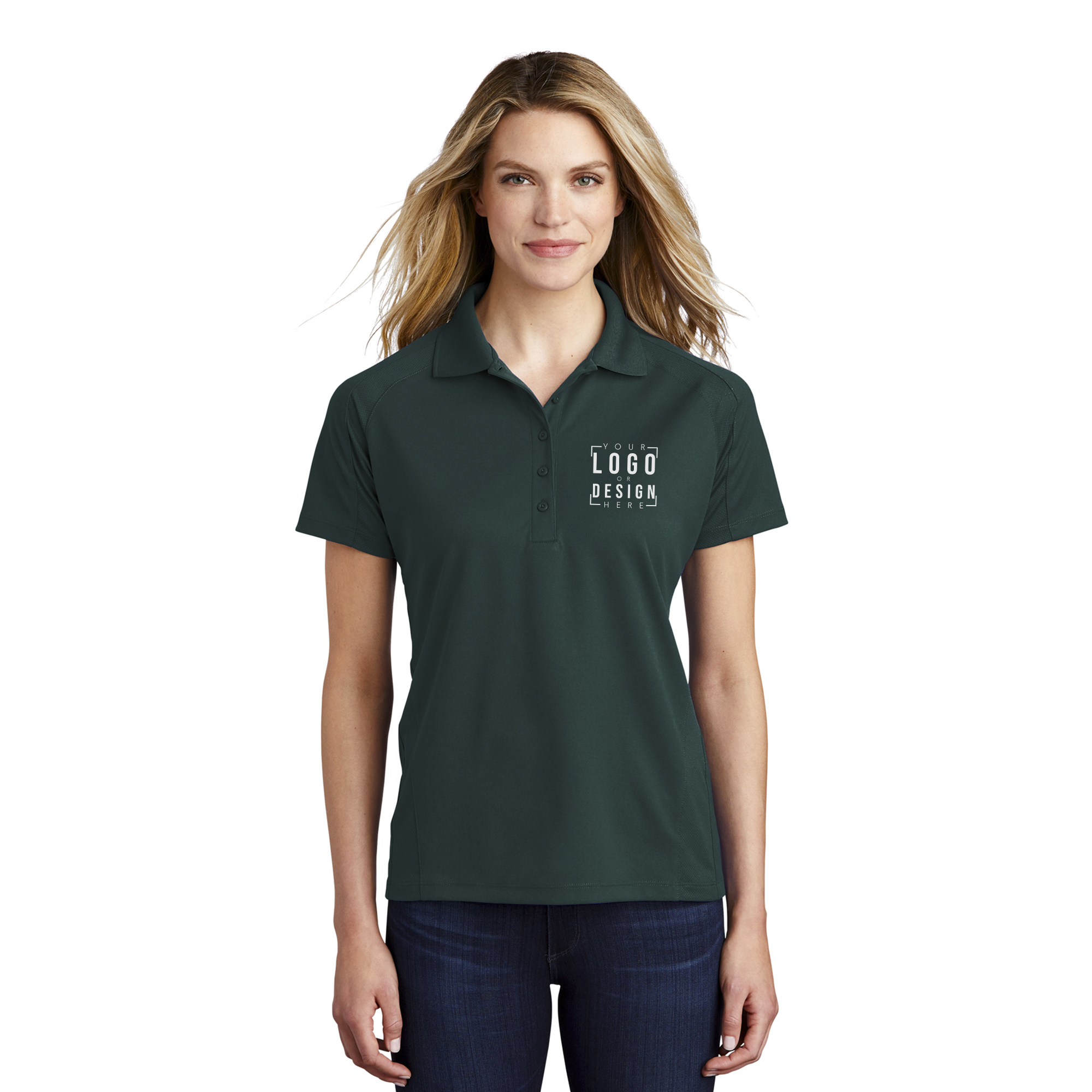 Sport-Tek Ladies Dri-Mesh Pro Polo