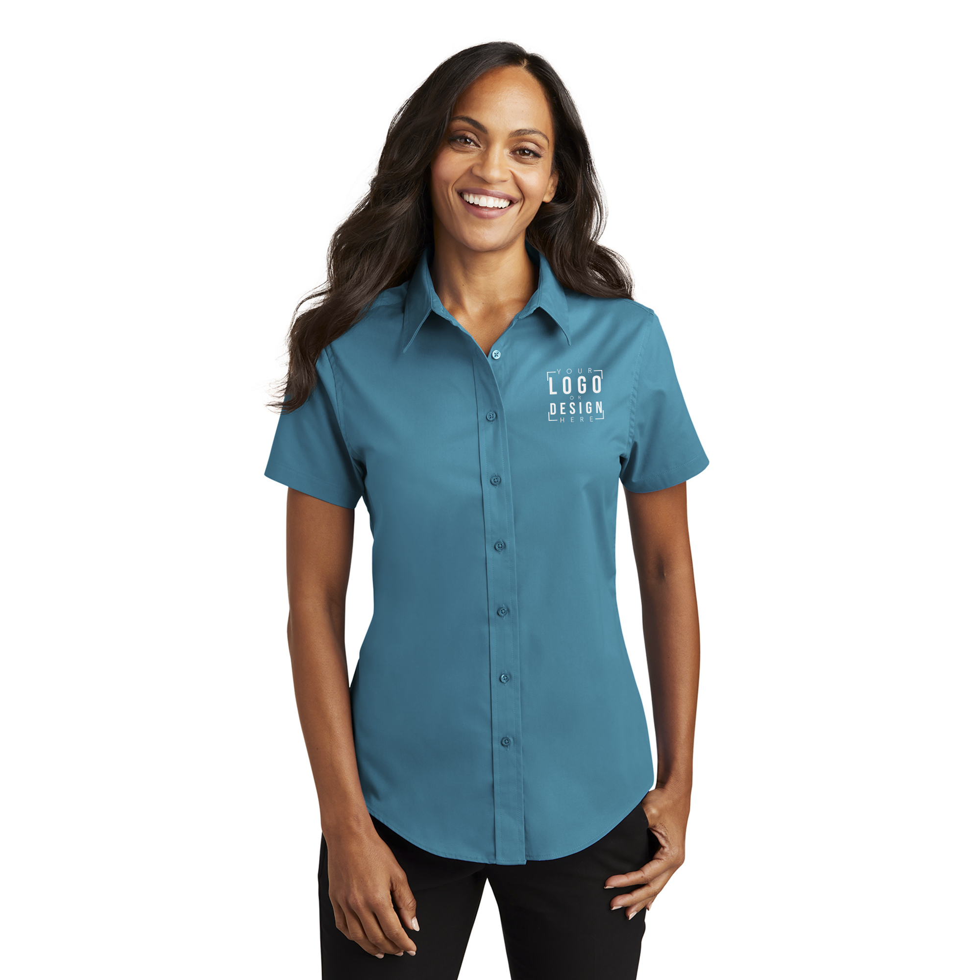 Port Authority Ladies Short Sleeve Easy Care Shirt Port Authority Ladies Short Sleeve Easy Care Shirt