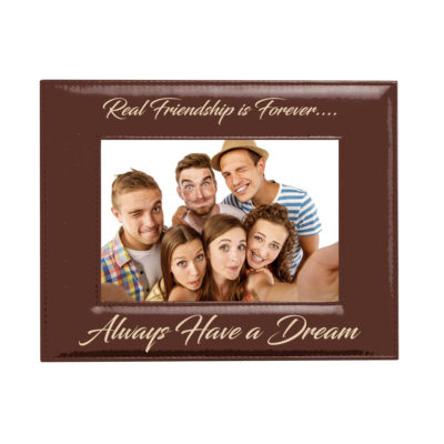 Personalized Leatherette Picture Frame