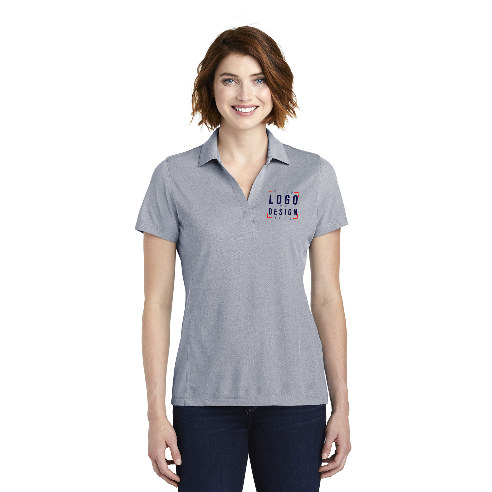 Port Authority Ladies Poly Oxford Pique Polo Port Authority Ladies Poly Oxford Pique Polo