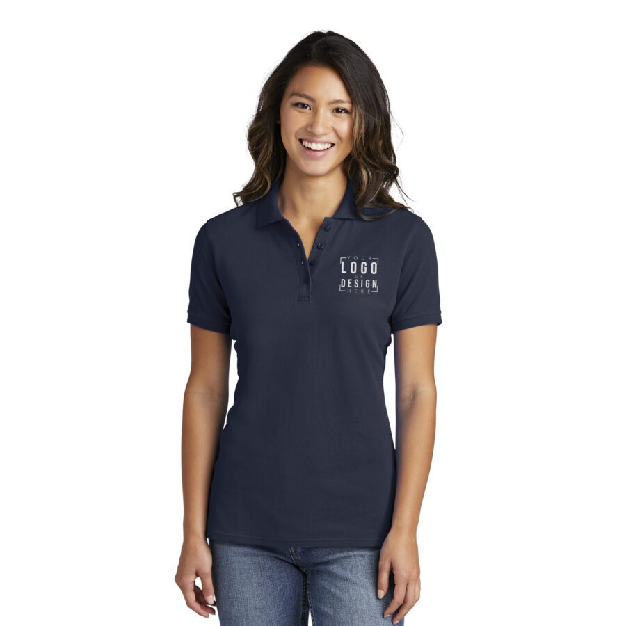Port & Company Ladies Ring Spun Pique Polo Port & Company Ladies Ring Spun Pique Polo